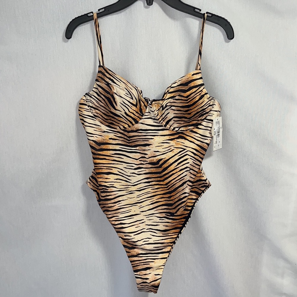 RVCA TIGHER ONE PIECE Swimsuit Sz S